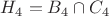 $H_4=B_4\cap C_4$