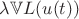 $\lambda \mathbb VL(u(t))$