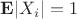 ${\bf E}|X_i|=1$