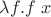 $\lambda f. f \ x$