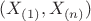 $(X_{(1)},X_{(n)})$