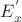 $E_x^{'}$
