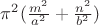 $\pi^2 (\frac{m^2}{a^2} + \frac{n^2}{b^2})$ $\pi^2 (\frac{m^2}{a^2} + \frac{n^2}{b^2})$