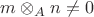 $m \otimes_A n \neq 0$ $m \otimes_A n \neq 0$