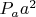 $P_aa^2$