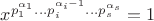 $x^{p_1^{\alpha_1}\ldots p_i^{\alpha_i-1}\ldots p_s^{\alpha_s}}=1$