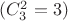 $(C_3^2=3)}$ $(C_3^2=3)}$