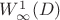 $W_{\infty}^1(D)$