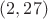 $(2,27)$