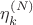 $\eta_k^{(N)}$