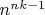 $n^{nk-1}$