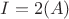 $I=2(A)$