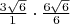 $\frac{3\sqrt6}1\cdot\frac{6\sqrt6}6$