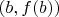 $(b,f(b))$