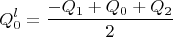 $$Q_0^l=\frac{-Q_1+Q_0+Q_2}{2}$$