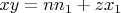 $xy=nn_1+zx_1$
