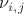 $\nu_{i,j}$