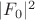$|F_0|^2$