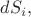 $dS_i,$