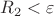 $R_2<\varepsilon$ $R_2<\varepsilon$