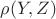 $\rho(Y,Z)$