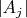$|A_j|$
