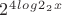 $2^4^l^o^g^2^_2x$