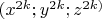 $(x^{2k};y^{2k};z^{2k)$