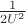 $\frac{1}{2U^2}$