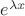 $e^{\lambda x}$
