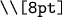 $\verb