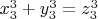 $x_3^3+y_3^3=z_3^3$
