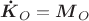 $\boldsymbol{\dot K}_O=\boldsymbol M_O$