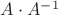 $A\cdot A^{-1}$