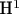 H^1