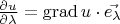 $\frac{\partial u }{\partial \lambda }= \operatorname{grad} u \cdot \vec{e_{\lambda }}$