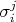 $\sigma_i^j$