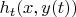 $h_t(x,y(t))$