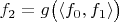 $f_{2}=g\bigl(\langle f_{0},f_{1}\rangle\bigr)$