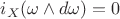 $i_X(\omega\wedge{d\omega})=0$