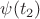 $\psi(t_2)$