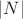 $\left\lvert N\right\rvert$ $\left\lvert N\right\rvert$