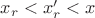 $x_r<x_r'<x$ $x_r<x_r'<x$