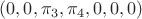 $(0,0,\pi_3,\pi_4,0,0,0)$