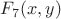 $F_7(x,y)$