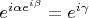 $e^{i\alpha e^{i\beta}}=e^{i\gamma }$