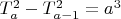 $T_a^2 - T_{a-1}^2 = a^3$