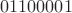 $$01100001$$