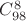 $C_{98}^8$ $C_{98}^8$