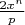 $\frac{2x^n}{p}$